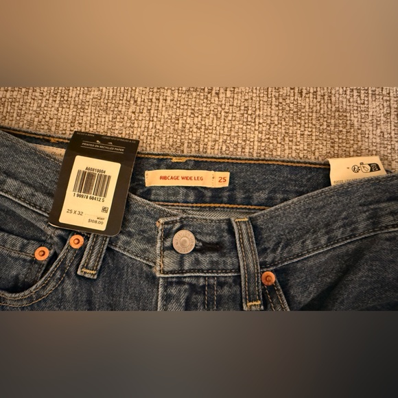 Levi's RIBCAGE WIDE LEG H223 I'M NEVER WRONG sz 25W*32L NWT - Picture 9 of 13